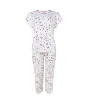 Lady Avenue - Bamboo Homewear Sleeve PJ With Pirate Pants