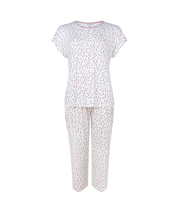 Lady Avenue - Bamboo Homewear Sleeve PJ With Pirate Pants