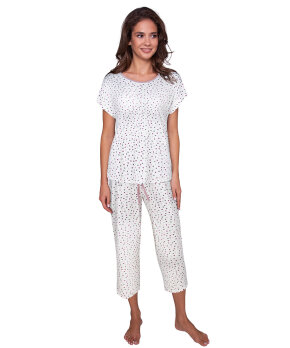 Lady Avenue - Bamboo Homewear Sleeve PJ With Pirate Pants