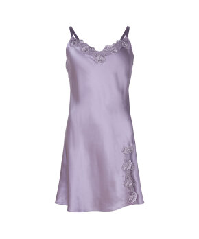 Lady Avenue - Silk Woven Slip W/Lace