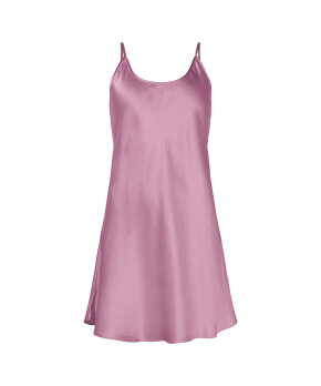 Lady Avenue - Silk Woven Slip With Round Neck