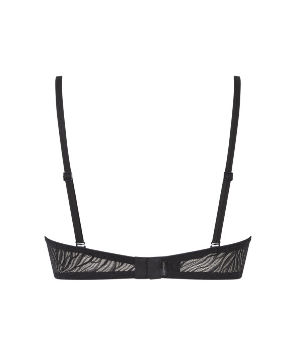 Calvin Klein - Sheer Marquisette Lace Demi-Plunge Bras