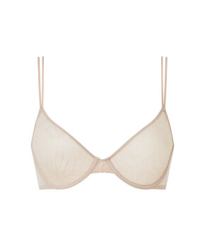 Calvin Klein - Sheer Marquisette Lace Demi-Plunge Bras