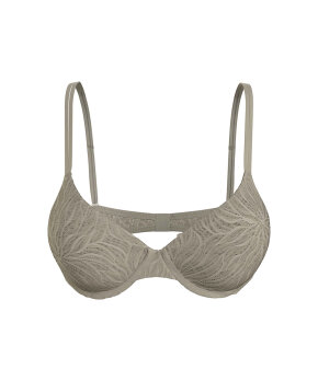 Calvin Klein - Sheer Marquisette Lace Demi-Plunge Bras