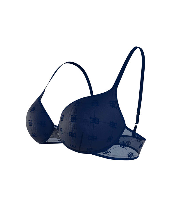 Tommy Hilfiger - Monogram Lace Demi-Plunge Bras