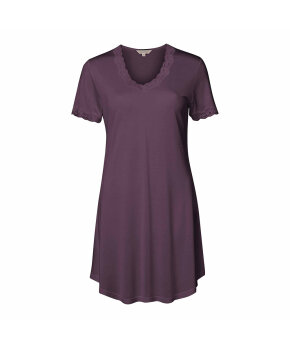 Lady Avenue - Silk Jersey Nightgown W/Sleeve