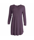 Lady Avenue - LA - Silk Jersey Nightgown, Long Sleeve