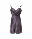 Lady Avenue - LA - Silk Woven Slip With Lace