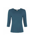 Lady Avenue - Bamboo Homewear T-Shirt With 3/4-Sleeve