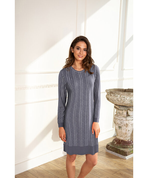 Lady Avenue - Bamboo Homewear Long Sleeve Nightdress