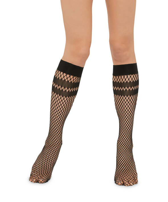 Wolford - Net Lines Knee-High