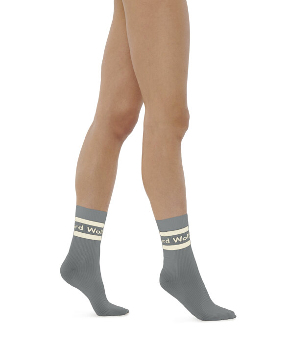 Wolford - Logo Rib Ankelstrømper/Sokker
