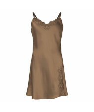 Lady Avenue - Pure Silk Slip w.lace