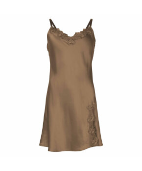 Lady Avenue - Pure Silk Slip w.lace