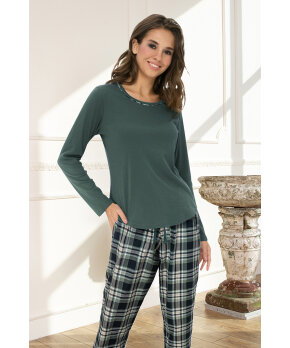 Lady Avenue - LA - Homewear - Cotton & satin Cotton Flannel Pyjamas
