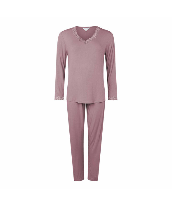 Lady Avenue - Bamboo Homewear Bamboo Long Sleeve Pyjamas Wit