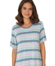 Lady Avenue - LA - Bamboo Homewear Sleeve Nightdress