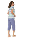 Lady Avenue - LA - Bamboo Homewear Sleeve PJ With Pirate Pants