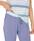 Lady Avenue - LA - Bamboo Homewear Sleeve PJ With Pirate Pants