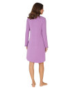 Lady Avenue - Bamboo long sleeve nightdress with l