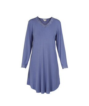 Lady Avenue - Bamboo long sleeve nightdress with l