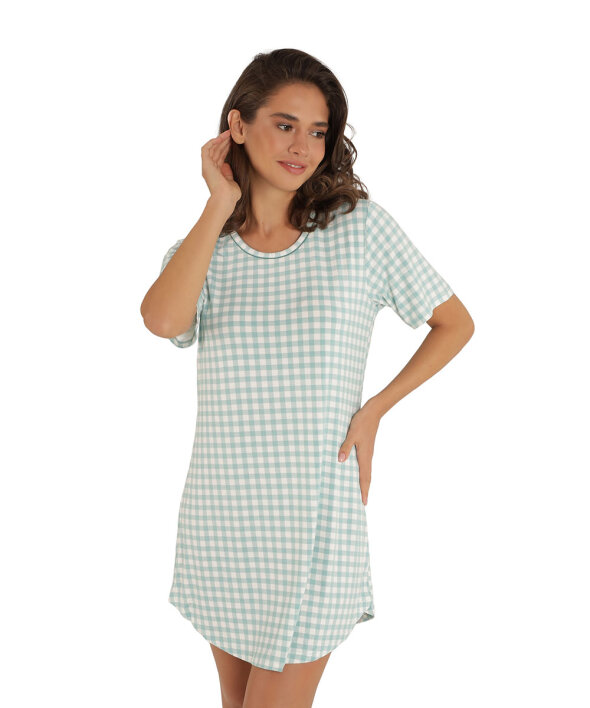 Lady Avenue - LA - Bamboo Homewear Sleeve Nightdress