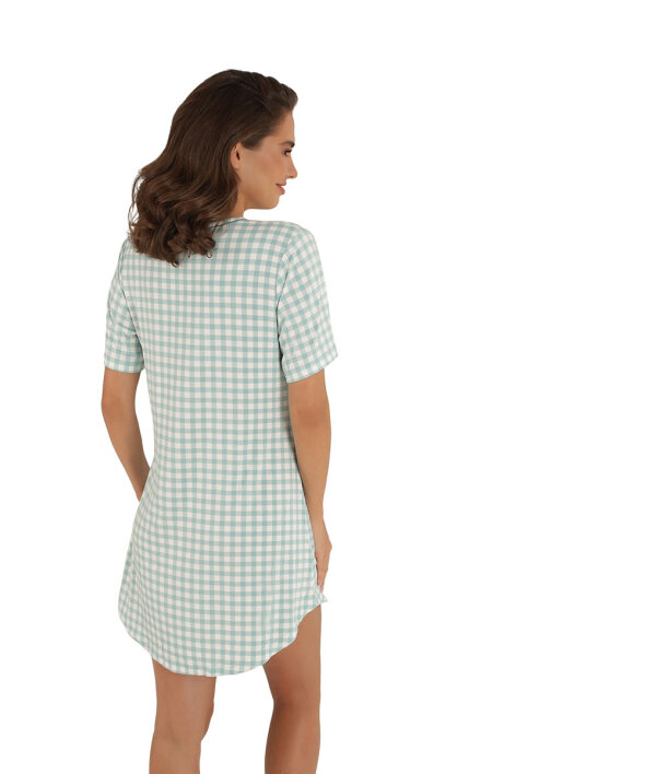 Lady Avenue - LA - Bamboo Homewear Sleeve Nightdress