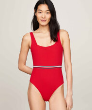 Tommy Hilfiger - Th Global Stripe-S Halter Swimsuit