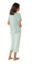 Lady Avenue - LA - Bamboo Homewear Sleeve PJ With Pirate Pants