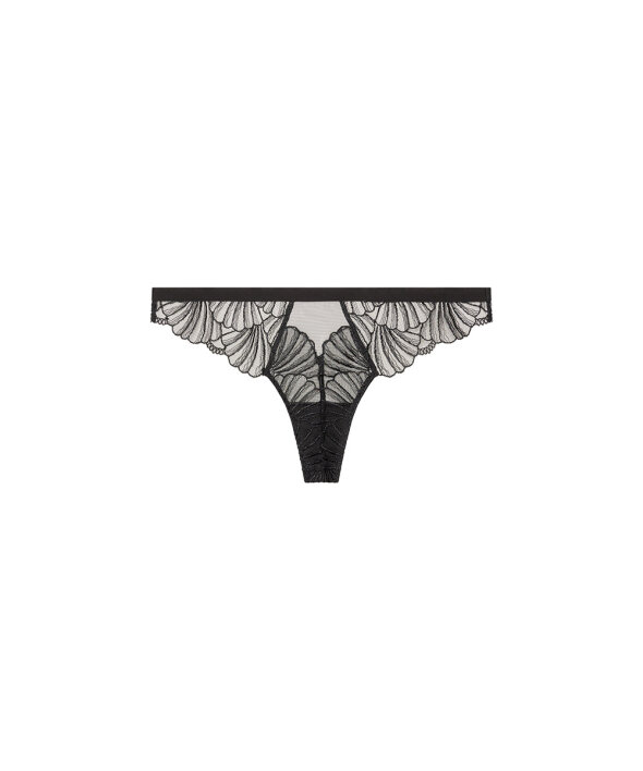 Calvin Klein - Ck Black Embroidery Coordinate Thong